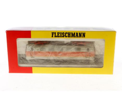 Fleischmann E-Lok ”141 441-6” 4329, Spur H0, weiß/orange, Alterungsspuren, OK, Z 3
