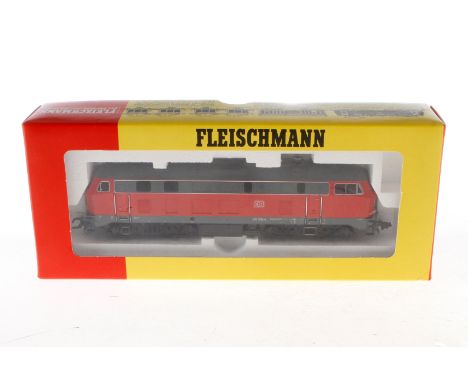 Fleischmann Diesellok ”218 356-4” 4236, Spur H0, grau/rot, Alterungsspuren, OK, Z 3