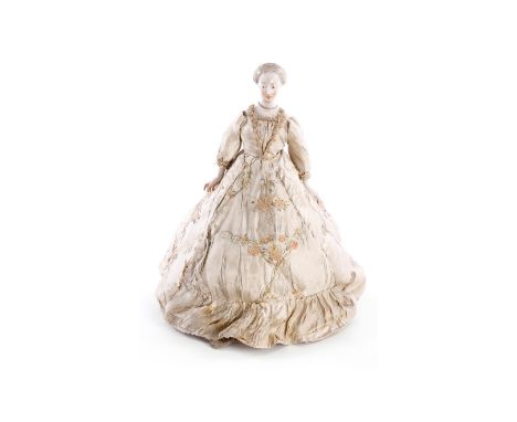 NYMPHENBURG Dame, um 1908 in kleiner Anzahl für den Münchner Kunstgewerbeverein wieder neu aufgelegt (Literatur: Cieslik`s Le