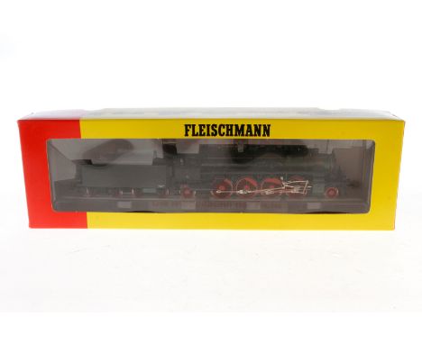 Fleischmann 1-D-1 Schlepptenderlok ”2810” 4139, Spur H0, grün/schwarz, Alterungsspuren, OK, Z 3