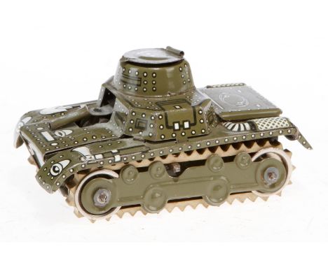 Kleiner Gama Panzer, CL, Uhrwerk intakt, LS, L 9, Z 2-3