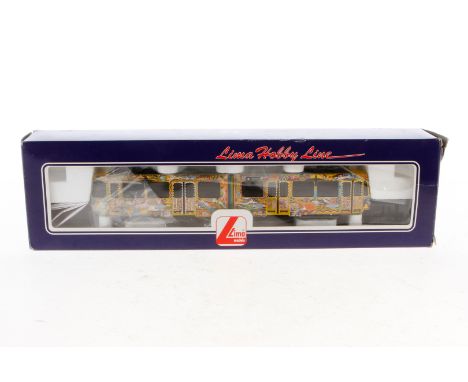 Lima Straßenbahn 106551-1, Spur H0, bunt, ohne Antrieb, Alterungsspuren, im tw besch. OK, Z 3