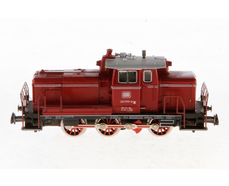 Fleischmann Diesellok ”261 199-3”, Spur H0, rot, Alterungsspuren, Z 3