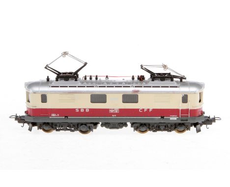 Lima E-Lok ”10050”, Spur H0, creme/rot, Alterungsspuren, Z 3