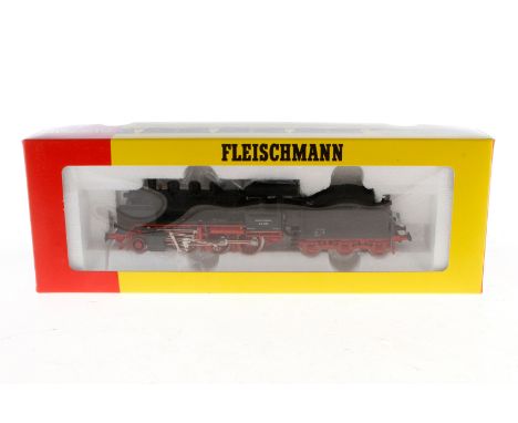 Fleischmann 1-C Schlepptenderlok ”24 074” 954142, Spur H0, schwarz, Alterungsspuren, OK, Z 3