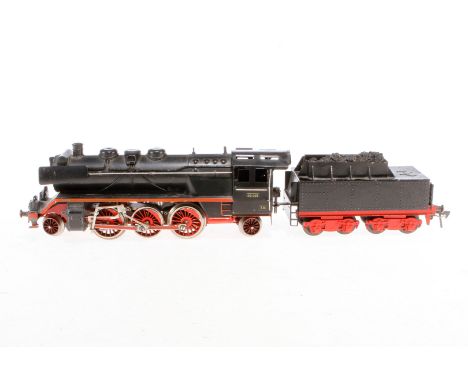 Fleischmann 1-C-1 Dampflok 99 221, Spur 0, elektr., 2-Leiter, schwarz, mit Tender, LS und Alterungsspuren, Z 3