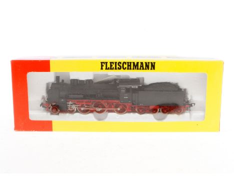 Fleischmann 2-C Schlepptenderlok ”38 2609” 4160, Spur H0, schwarz, Alterungsspuren, im OK, Z 2-3