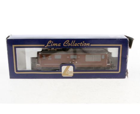 Lima E-Lok ”BLS 183” 208333, Spur H0, braun, Alterungsspuren, im tw besch. OK, Z 3