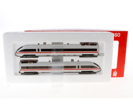 Fleischmann ICE-Triebwagenzug 4460, Spur H0, 2-teilig, weiß/rot, Alterungsspuren, OK, Z 3