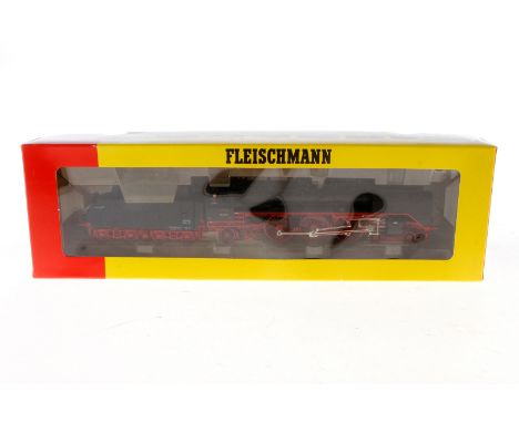 Fleischmann 2-C-1 Schlepptenderlok ”03 161” 4104, Spur H0, schwarz, Alterungsspuren, OK, Z 3