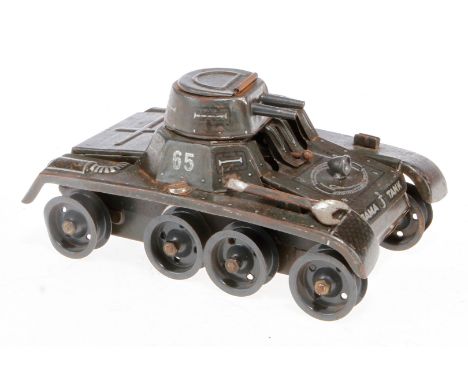 Gama Panzer, CL, Uhrwerk def., NV, LS, L 15,5, zum Herrichten