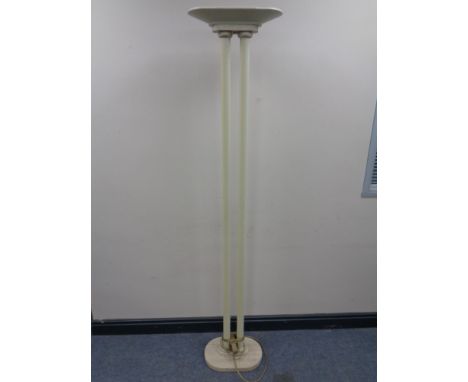 A contemporary continental floor lamp