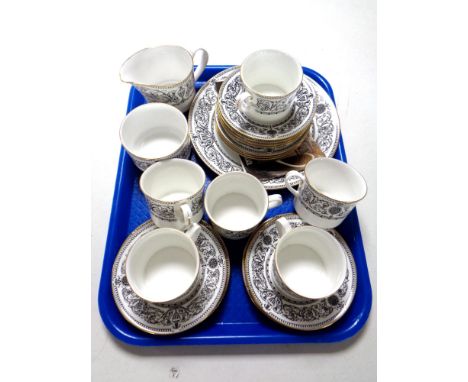 A 21 piece Royal Worcester Padua bone china tea service
