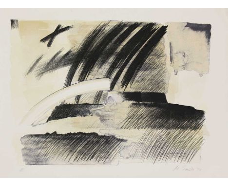 *Michael Sandle RA (b.1936) Untitled lithograph printed in colours, 1976, signed, dated and numbered 17/100 in pencil, from t