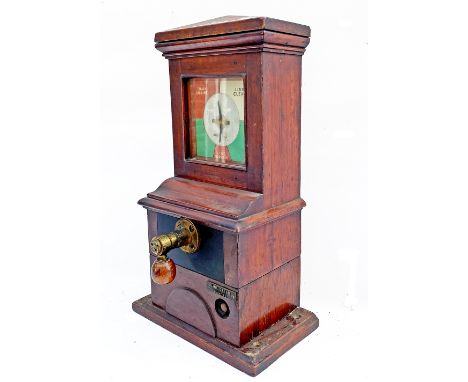 Midland Railway Pegging Block Instrument converted from a Rotary Block. Stamped MRCo and LMST.