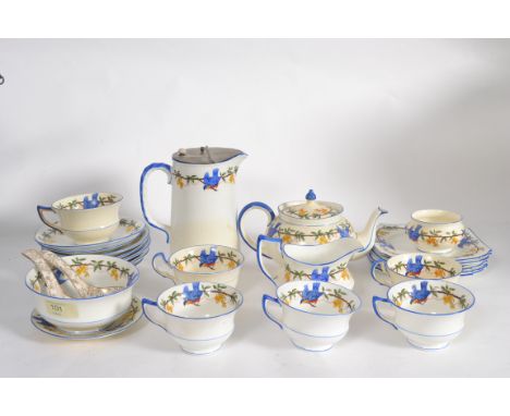 A part 20th century Aynsley china tea service.
