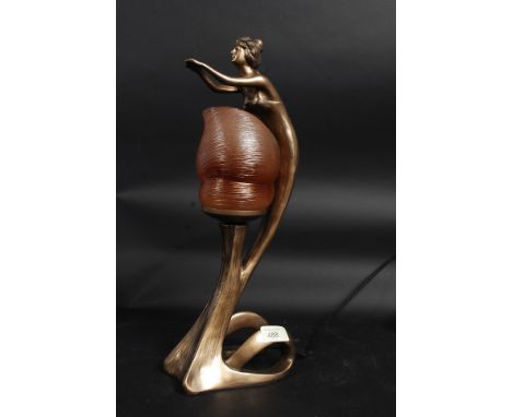 An art deco style lamp