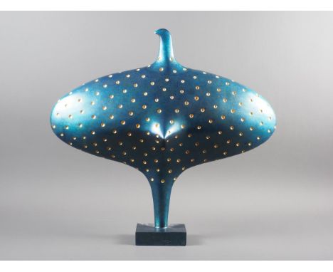 †Jon Buck: a patinated bronze, "Aurora", 4/10, 21" high †ARR - Artist's Resale Right: This lot may be subject to additional f