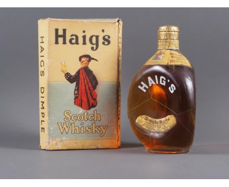A bottle of John Haig's Dimple Old Blended Scotch Whisky, in original box
