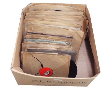 Collection of various old gramophone records with His Master's Voice, Columbia and Decca labels etc. (over 60)