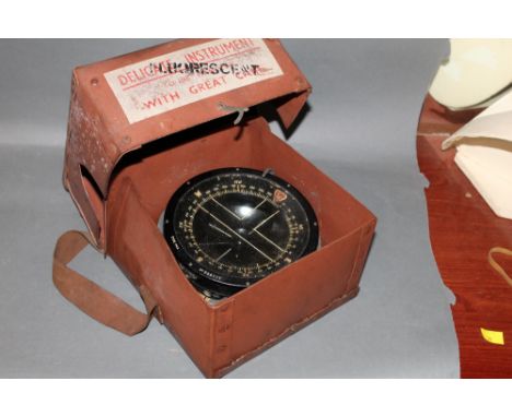 A World War II period type P4A Aircraft Compass, No. 55877T