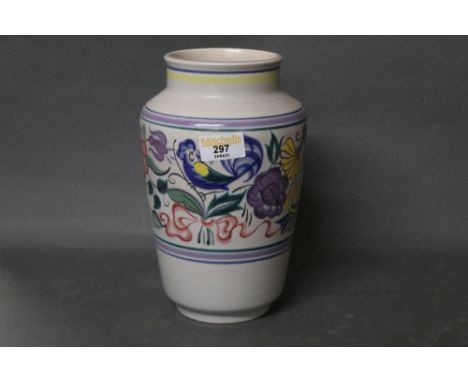 A Poole pottery vase No. 595 