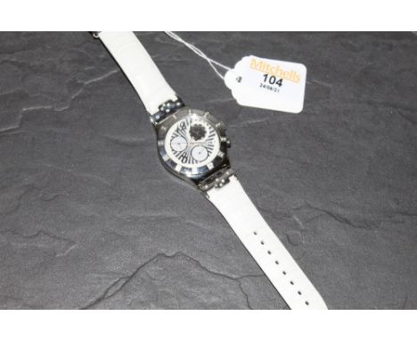A ladies Swatch Irony fashion watch