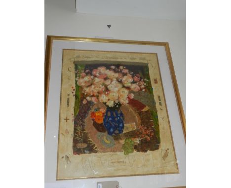 Roy Fairchild-Woodard (British, b.1953) still life, lithograph, signed, 401/485, H.84cm, W.68cm 