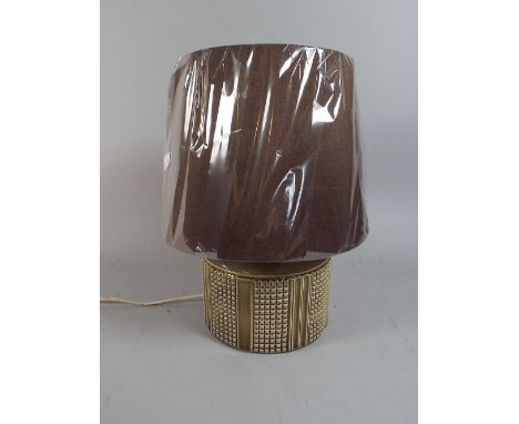 A Poole Table Lamp and Shade.