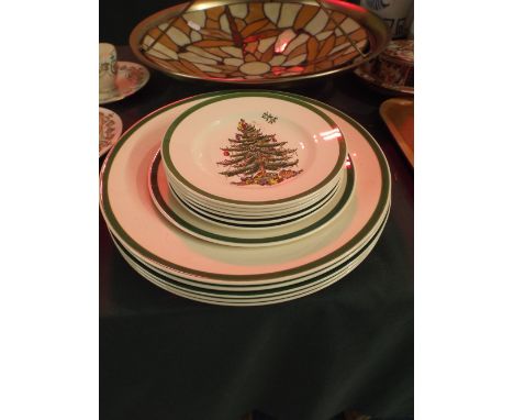A Collection of Copeland Spode Christmas Plates Side Plates Etc.