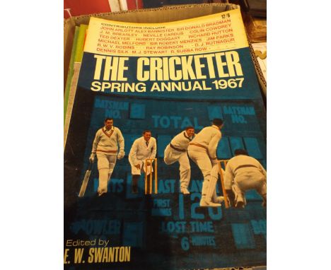A Box of Cricketer Magazines Circa 1960's / 70's.