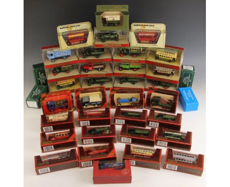 Forty five Matchbox 'Models Of Yesteryear' die-cast model vehicles, to include a Y-15 Tramway Preston, a Y8-1917 Yorkshire St