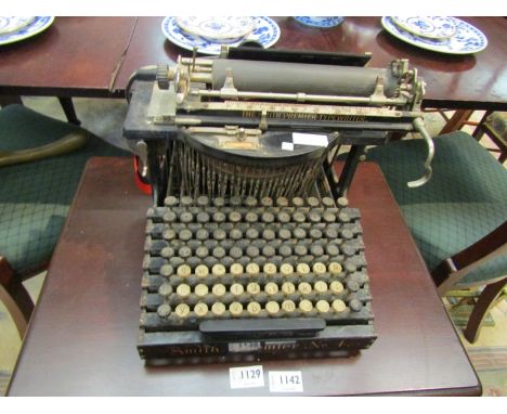 A Smith premier typewriter
