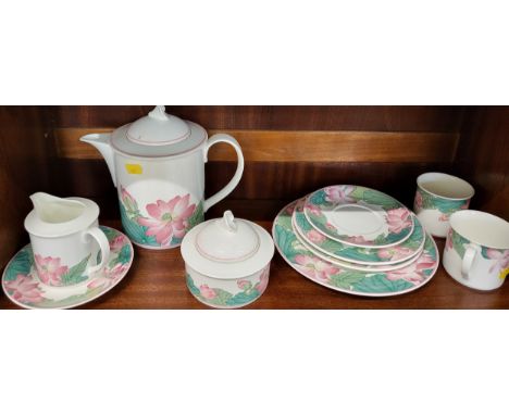 A Villeroy &amp; Boch Jade pattern coffee service. (11) 
