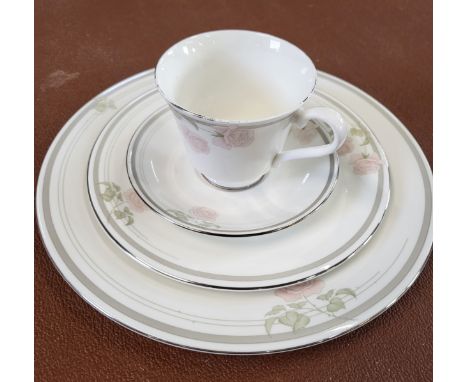A Royal Doulton Twilight Rose dinner , tea and coffee service. (63) 