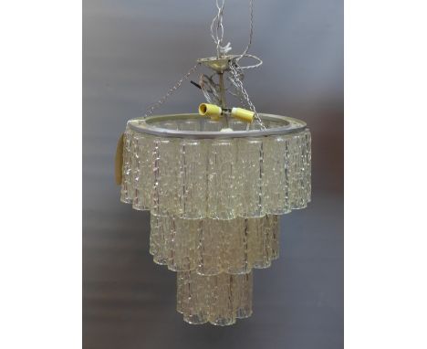 An Italian three tier hanging light