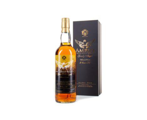 AMRUT 8 YEAR OLD GREEDY ANGELS CHAIRMAN'S RESERVEIndian whisky.The name of this expression is a reference to the hefty toll e