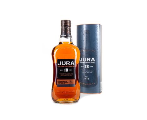 JURA 18 YEAR OLDSingle malt.With deer outnumbering people by around 25 to 1, it’s surprising the isle of Jura can sustain a d