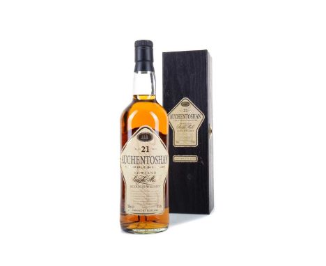 AUCHENTOSHAN 21 YEAR OLDSingle malt.Auchentoshan is part of a small minority of Scottish distilleries, in that every drop of 