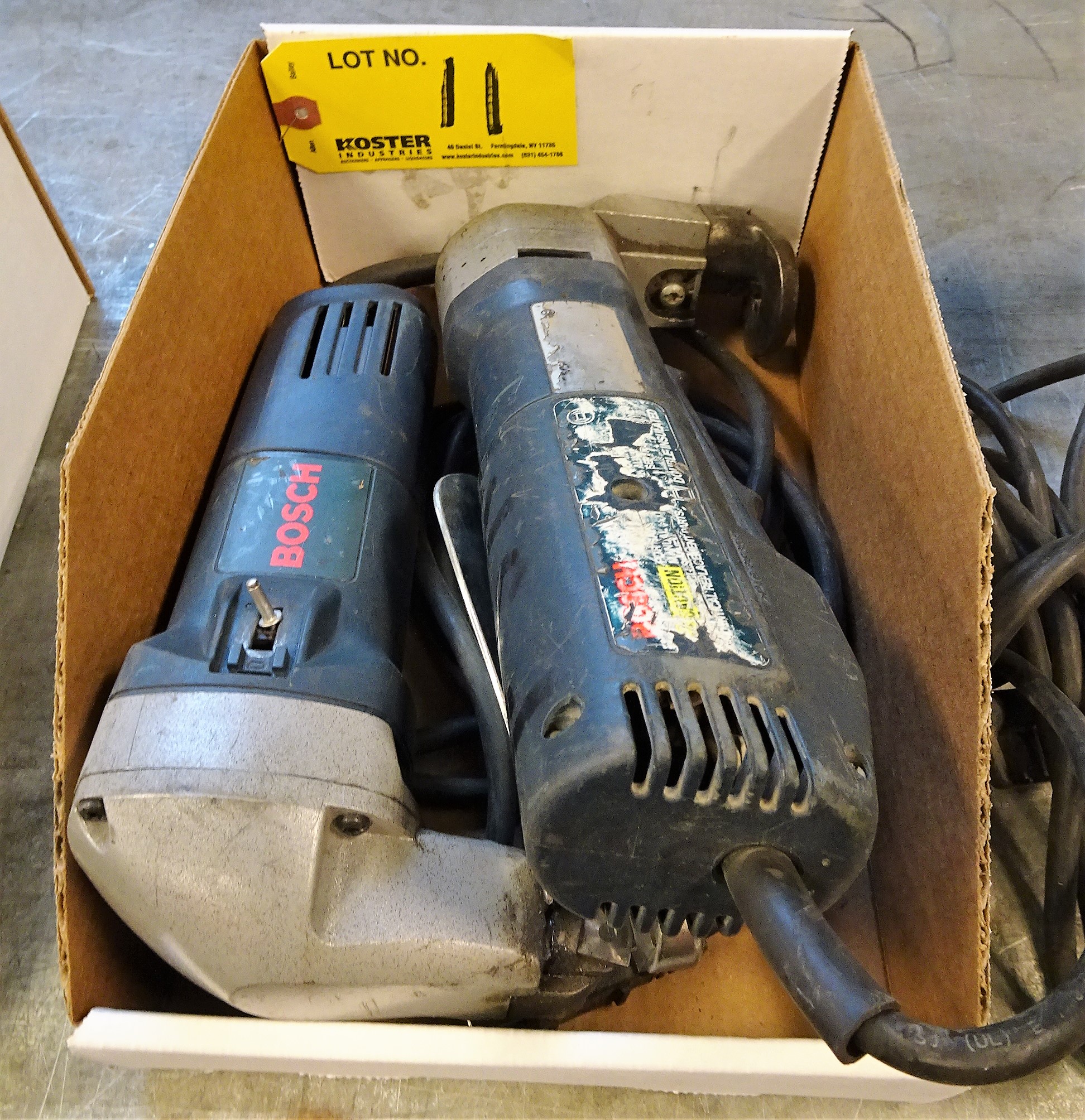 (2) Bosch Sheet Metal Nibblers