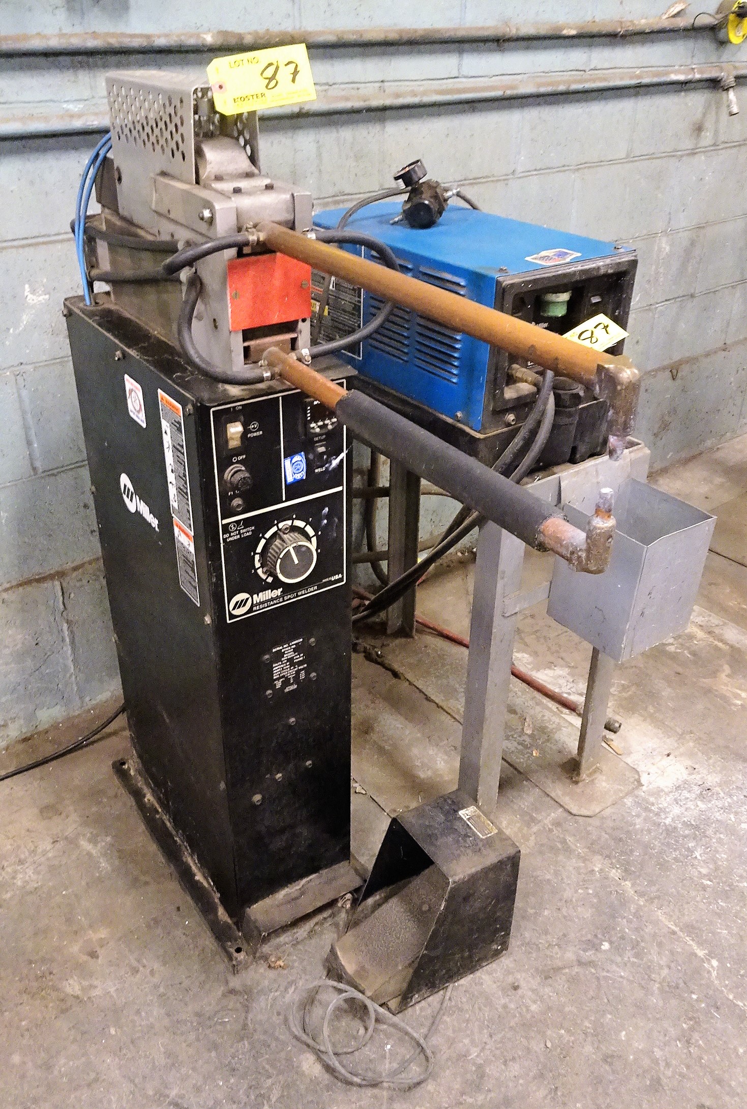 Miller Mdl. SSW2020ATT Resistance Spot Welder, with 20" Throat
