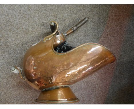 Copper coal helmet