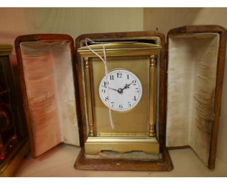 Manor Rhodes and son Bradford Carriage Clock