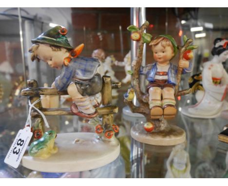 2 large hummel figures