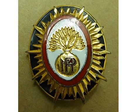 Belgium Military Police Officers Chest Badge (Gilt and Enamel)