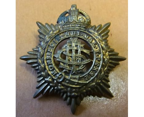 Army Service Corps WWI Cap badge, KC (Brass)