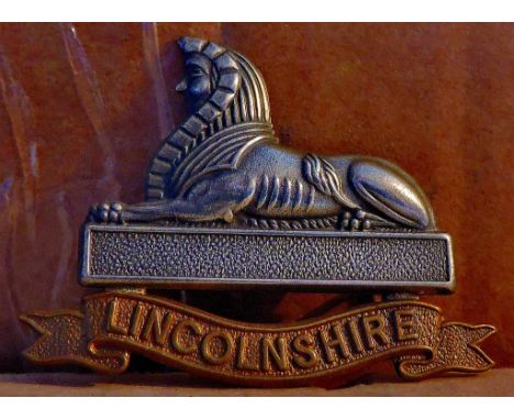 Lincolnshire Regiment WWI Territorial Army Service Issue (Bi-Metal)