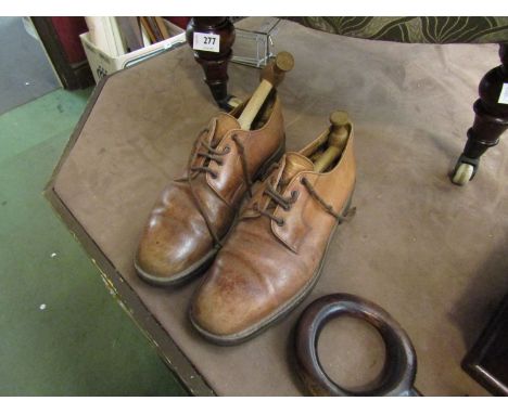 A pair of size 10 Elts of Worcester hand made shoes and lasts