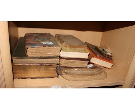 An early 19th Century copy of Owen's "New Book of Roads", Bacon's up to date Atlas and Guide to London, a Bible and other ass