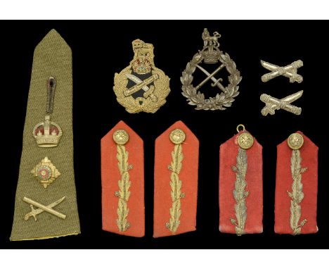 British Army General’s Insignia. A General officer’s single epaulette removed from a service dress uniform with King’s crown,